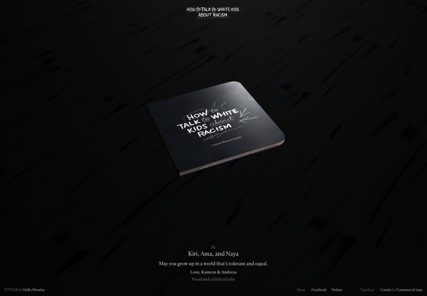 Interactive book cover